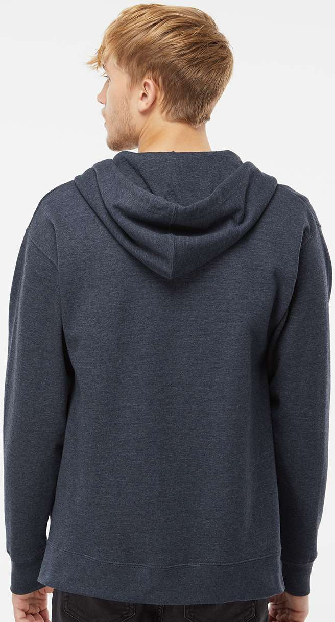 Independent Trading Co. Premium Midweight Full-Zip Hooded Sweatshirt