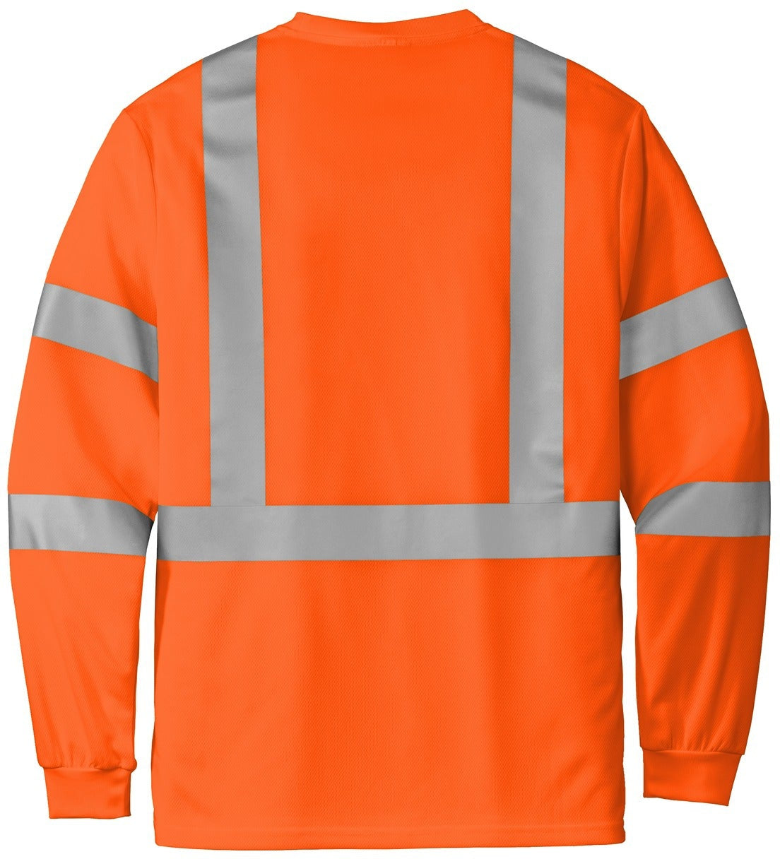 CornerStone ANSI 107 Class 3 Mesh Long Sleeve Tee - Ideal for Visible Work & Play
