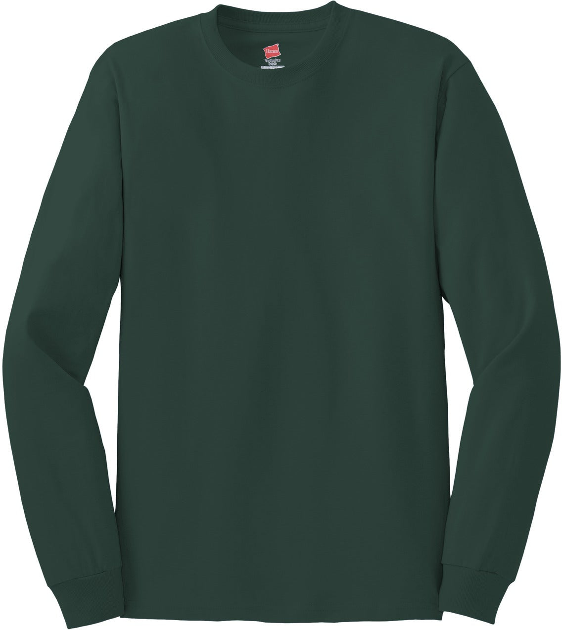 Hanes Authentic 100% Cotton Long Sleeve T-Shirt - Outlet Deal!