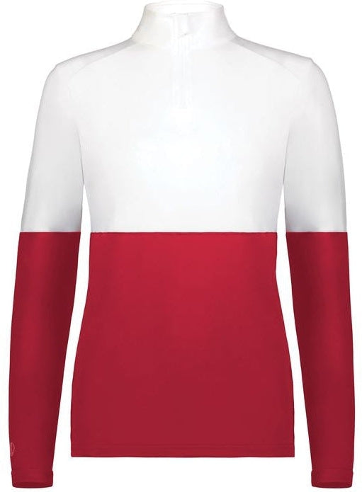 Holloway Ladies' Momentum 1/4 Zip Team Pullover - Outlet Exclusive