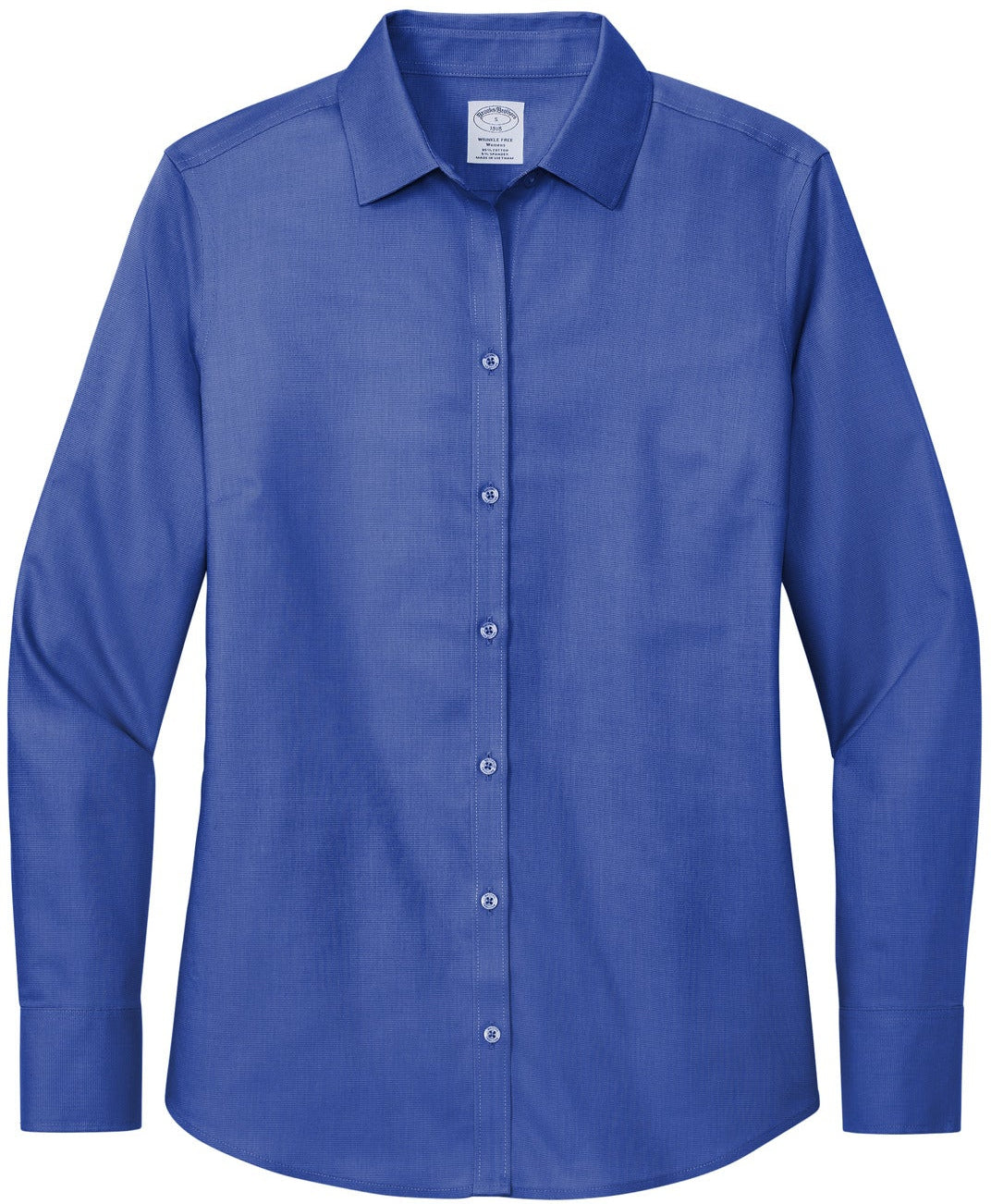 Brooks Brothers Stylish Ladies Wrinkle-Free Stretch Nailhead Shirt
