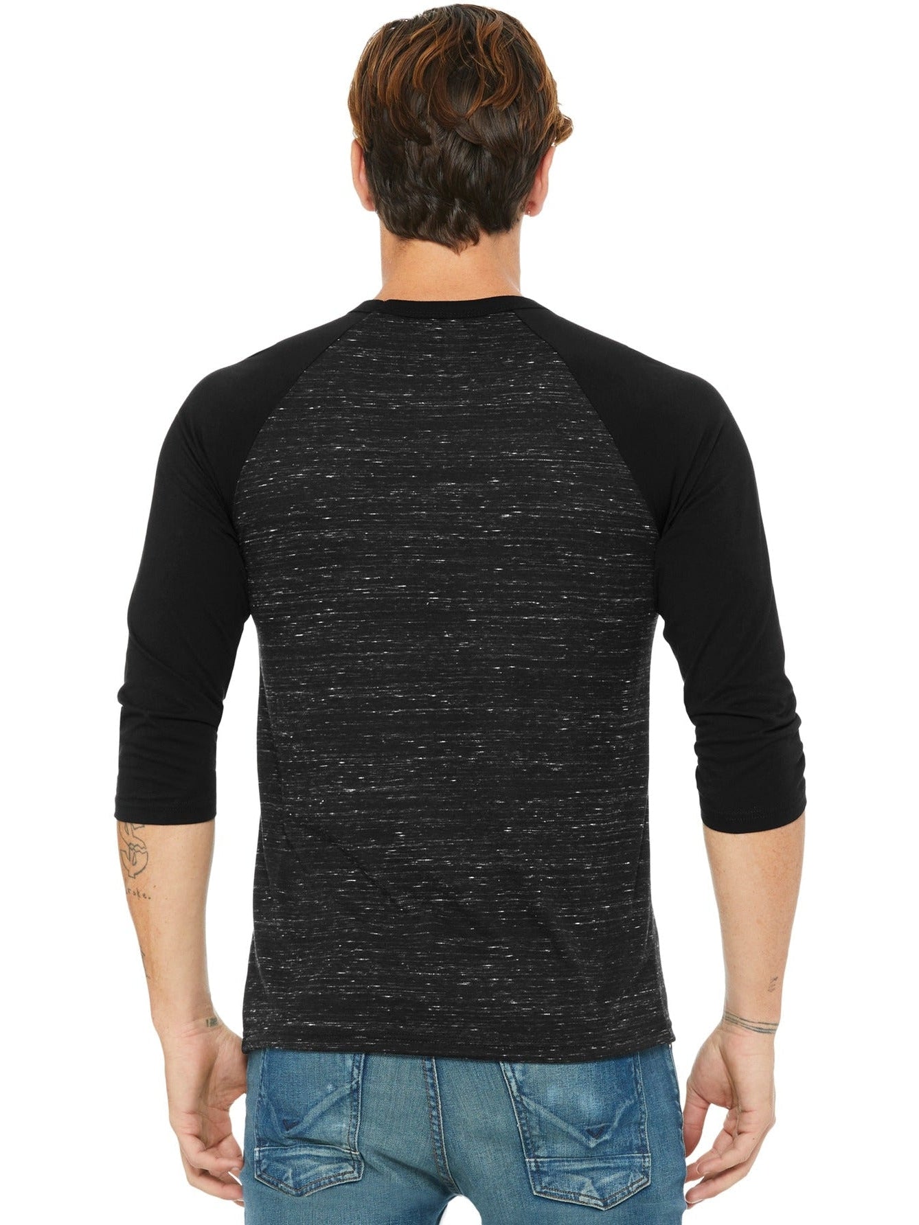 Bella + Canvas 3/4-Sleeve Baseball Tee: The Ultimate Men's Casual Tee