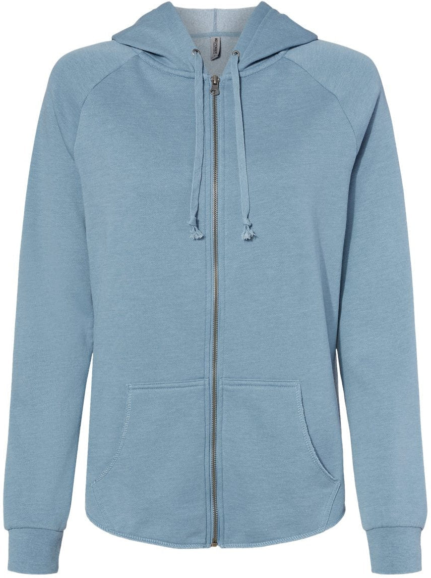 Independent Trading Co. Ladies' California Wave Wash Full-Zip Hooded Sweatshirt: A Timeless Must-Have