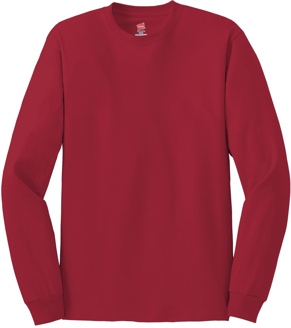 Hanes Authentic 100% Cotton Long Sleeve T-Shirt - Outlet Deal!