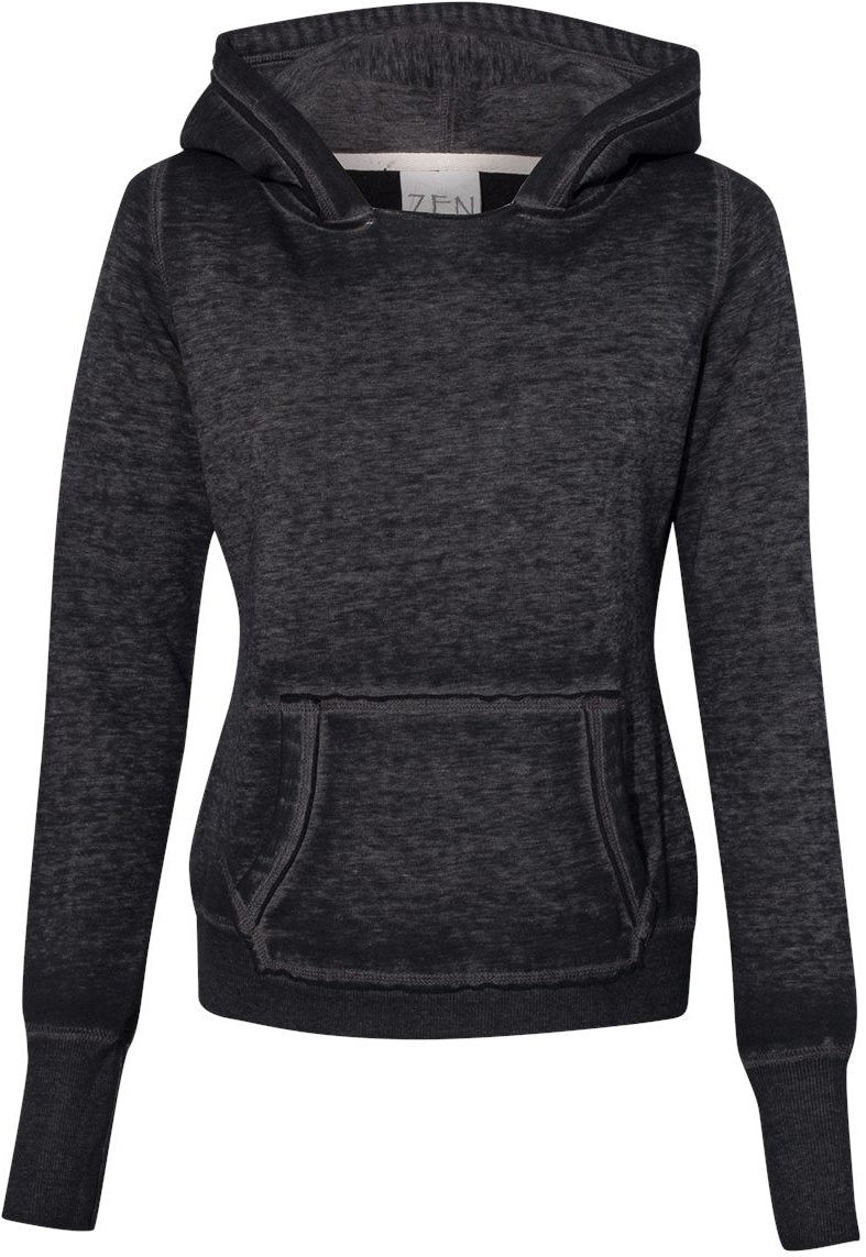 J America Ladies' Enchanting Zen Fleece Hooded Sweatshirt