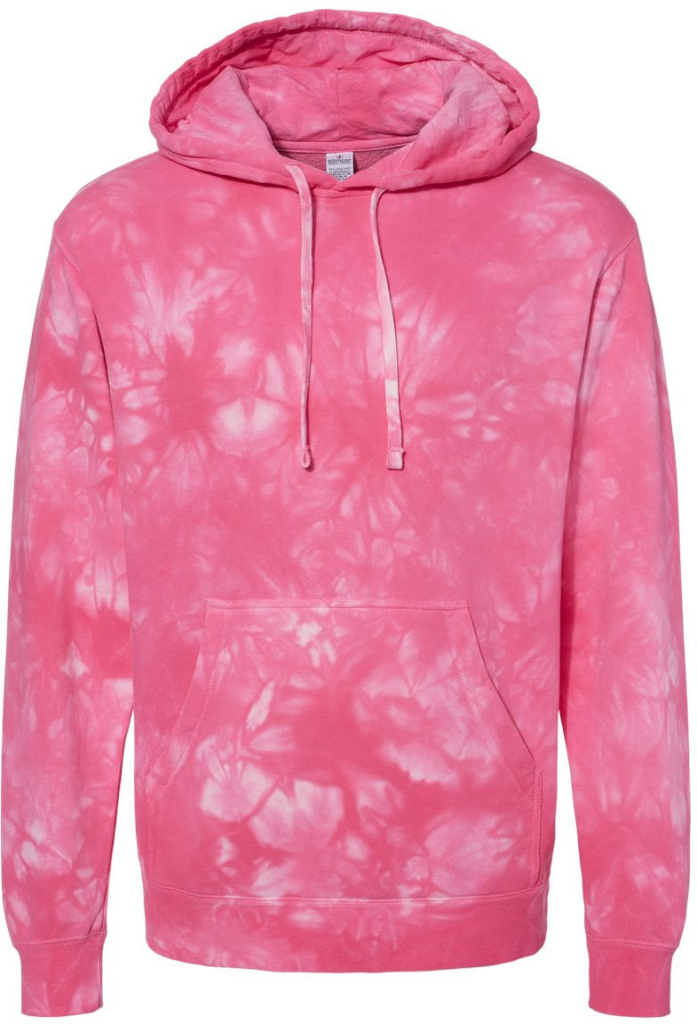 Independent Trading Co. Midweight Tie-Dye Hoodie - Trendy & Durable