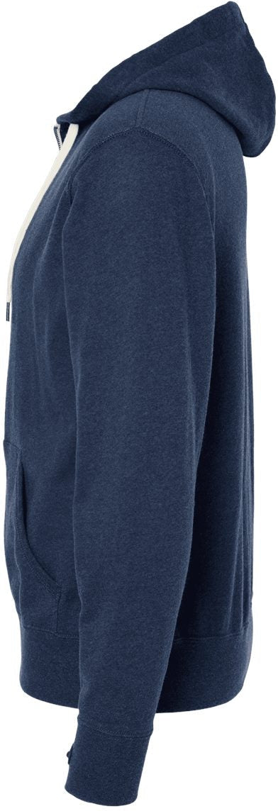 Independent Trading Co. Stylish Heathered French Terry Full-Zip Hooded Sweatshirt