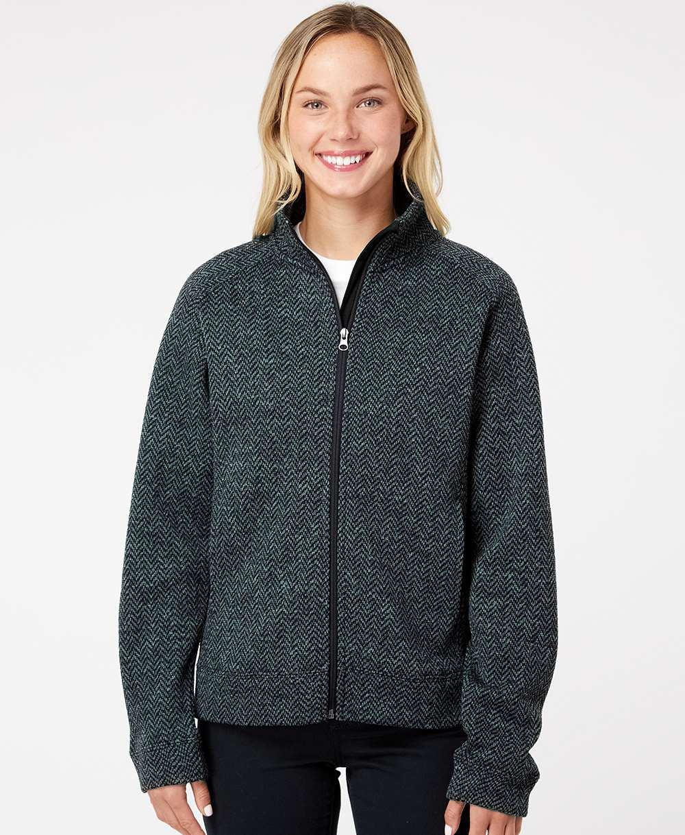 J. America's Irresistible Ladies Traverse Full-Zip Sweatshirt