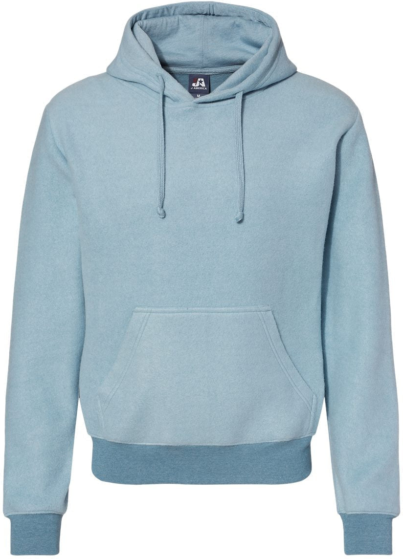 J. America's Irresistible Flip Side Fleece Hooded Pullover