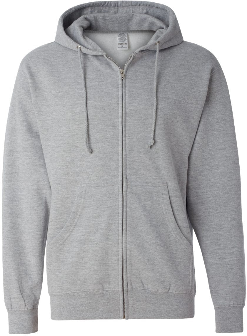 OUTLET - Independent Trading Co. Cozy Midweight Full - Zip Hooded Sweatshirt