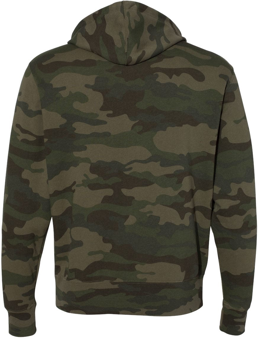Independent Trading Co. Stylish Lightweight Full-Zip Hooded Sweatshirt