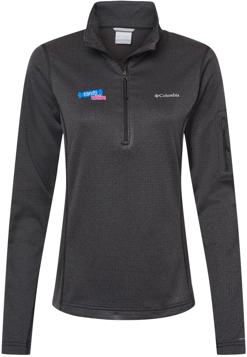 Columbia Ladies' Park View Grid Fleece Half-Zip: Stylish & Functional!