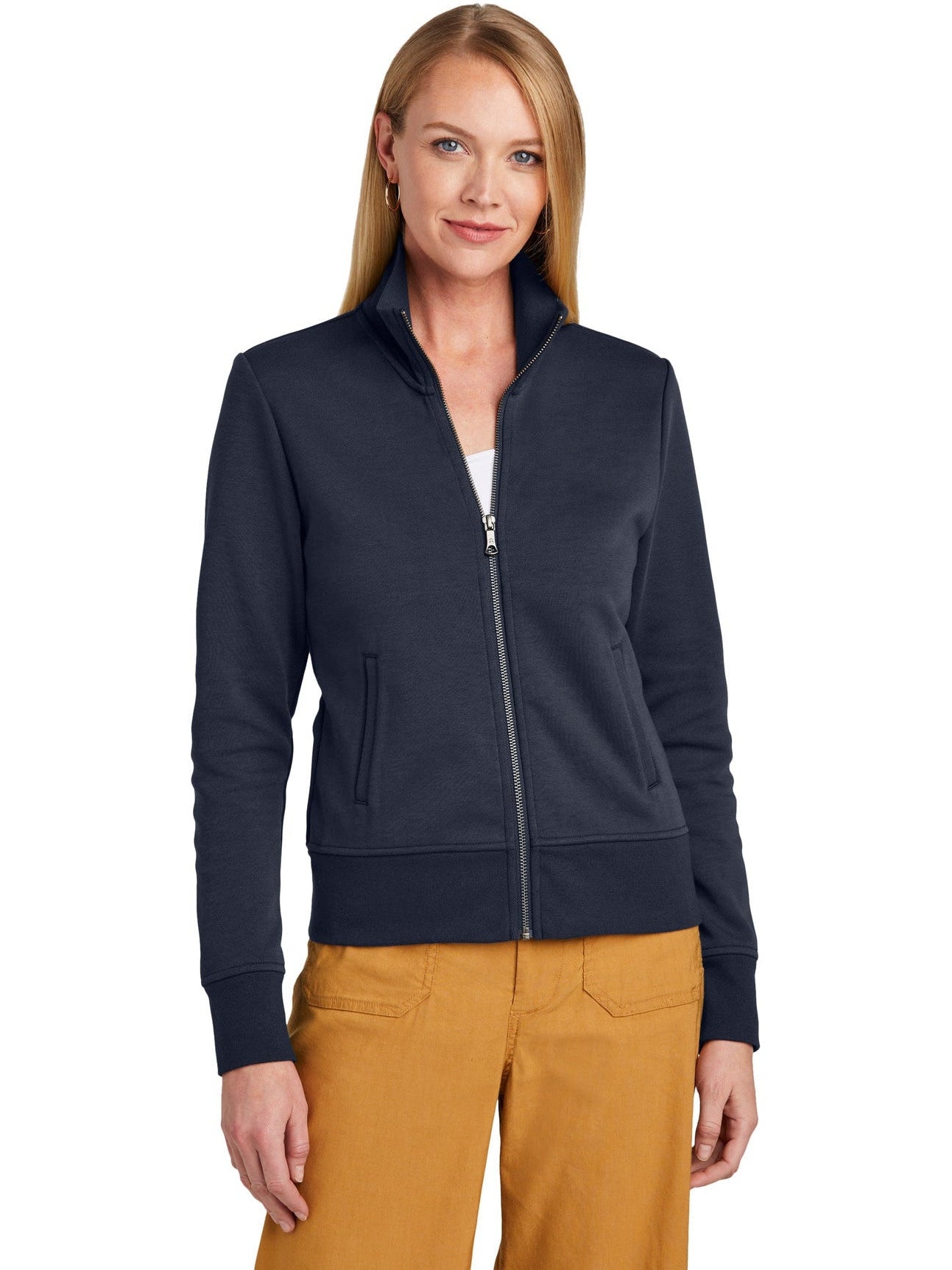 Brooks Brothers Ladies' Stylish Double-Knit Full-Zip Jacket