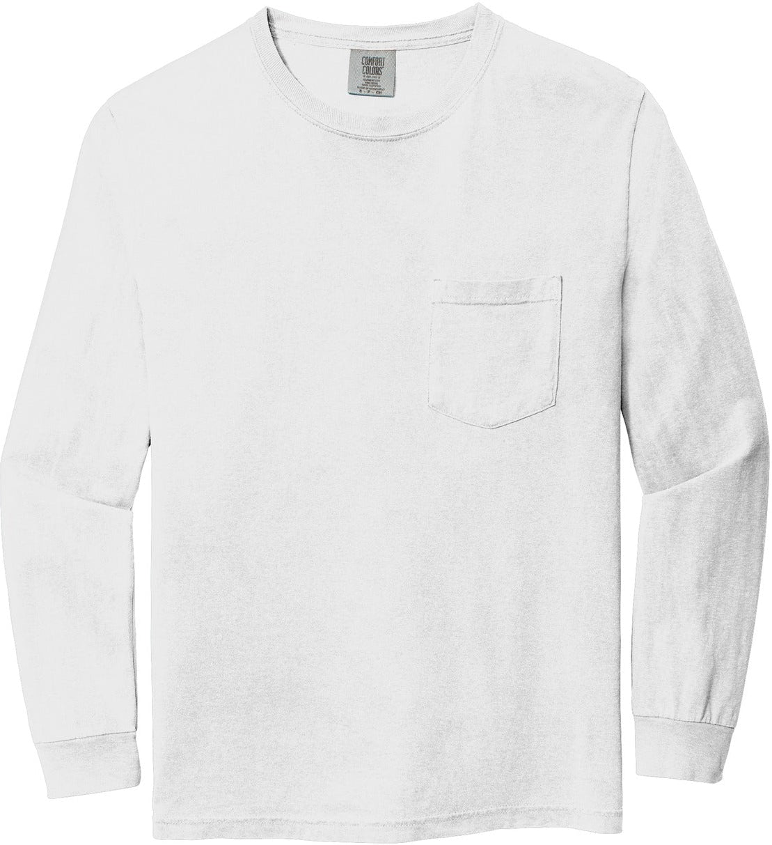 Comfort Colors' Super-Soft Heavyweight Ring Spun Long Sleeve Pocket Tee - Grab Yours Now!