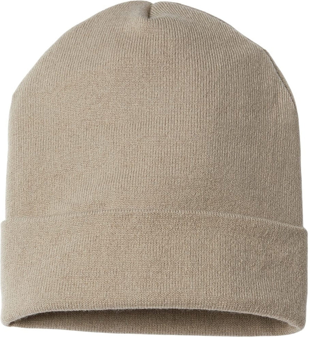 American Patriot's Dream: USA-Made Off-Center Patriotic Cuffed Beanie