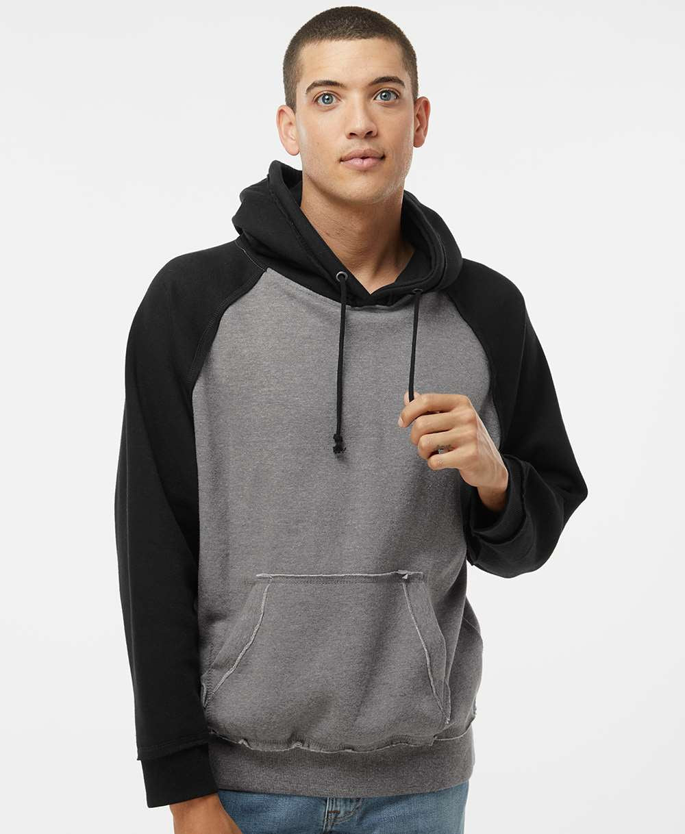 J America Vintage Heather Men's Hooded Sweatshirt - A Fashionable and Durable Choice