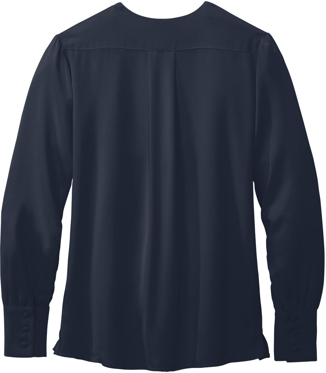 Brooks Brothers Women's Alluring Open-Neck Satin Blouse