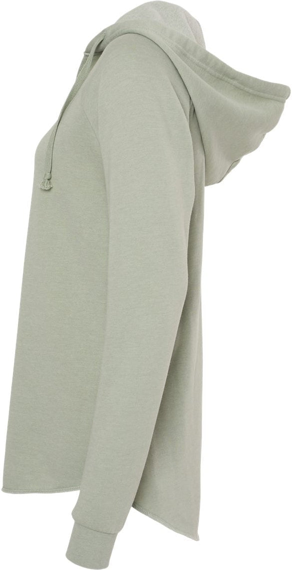 Independent Trading Co. Ladies' California Wave Wash Lightweight Hooded Sweatshirt - Outlet Find!