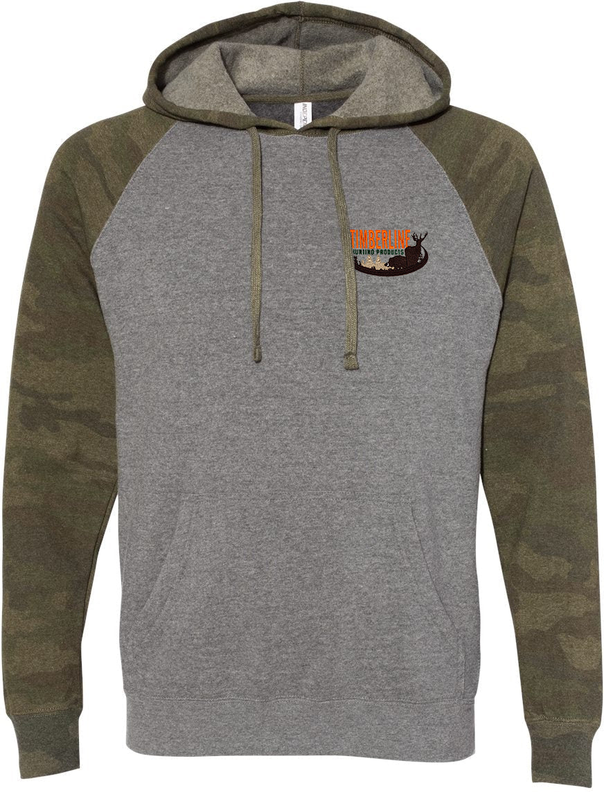 Independent Trading Co. Exclusive Blend Raglan Hooded Sweatshirt - A Must - Have!