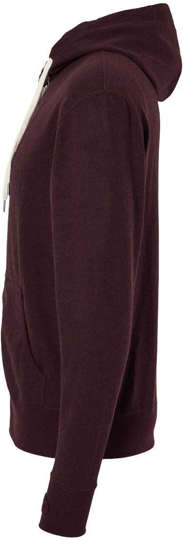 Independent Trading Co. Stylish Heathered French Terry Full-Zip Hooded Sweatshirt