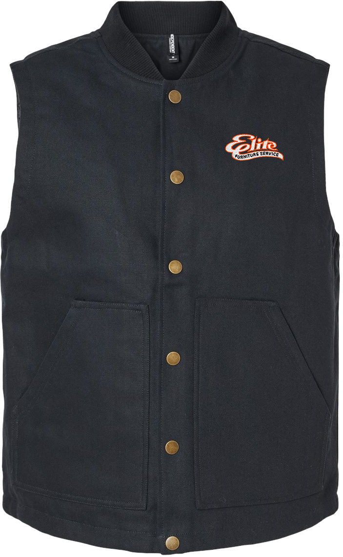 Independent Trading Co. Premium Insulated Canvas Work Vest - A Must-Have for Hard Workers!