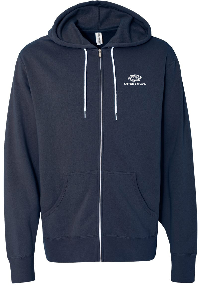 Independent Trading Co. Stylish Lightweight Full-Zip Hooded Sweatshirt