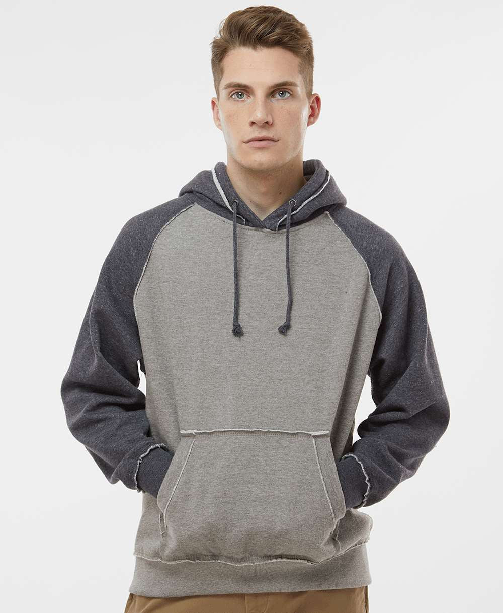 J America Vintage Heather Men's Hooded Sweatshirt - A Fashionable and Durable Choice