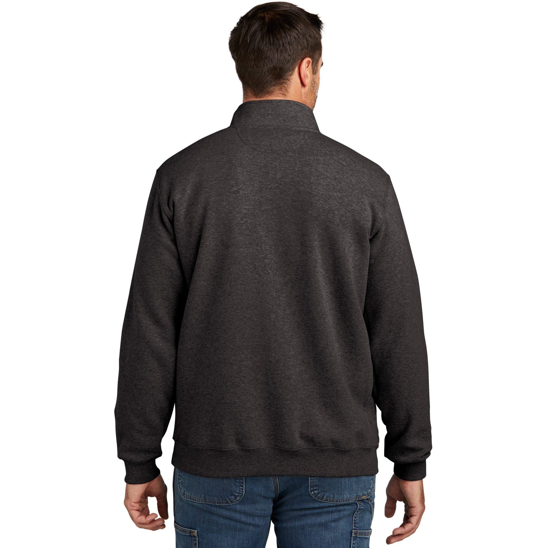 Carhartt's Cozy Midweight 1/4-Zip Mock Neck Sweatshirt