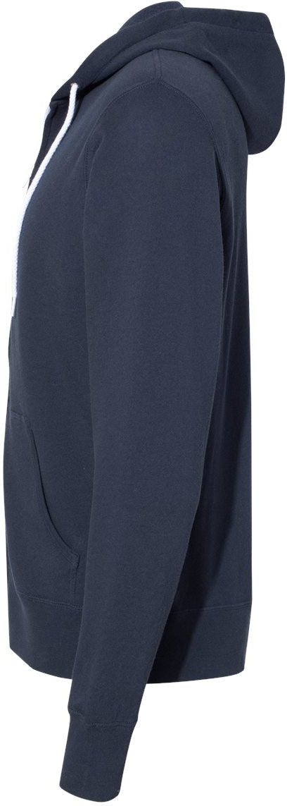 Independent Trading Co. Stylish Lightweight Full-Zip Hooded Sweatshirt