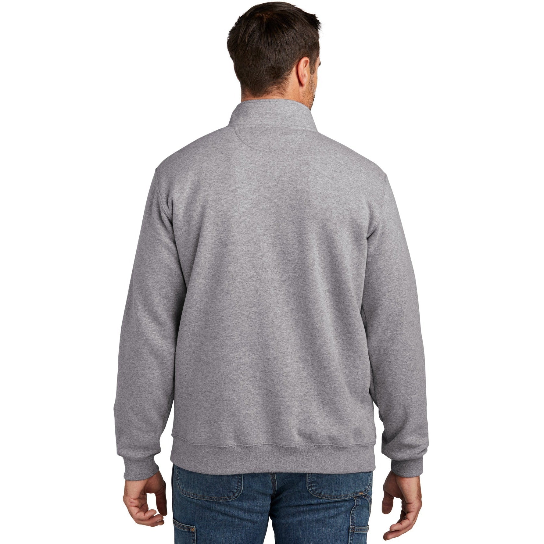 Carhartt's Cozy Midweight 1/4-Zip Mock Neck Sweatshirt
