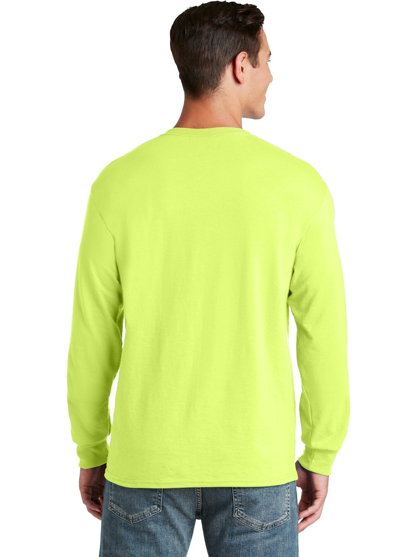 Jerzees Dri-Power 50/50 Cotton/Poly Long Sleeve T-Shirt - Premium Men's Sweatshirt