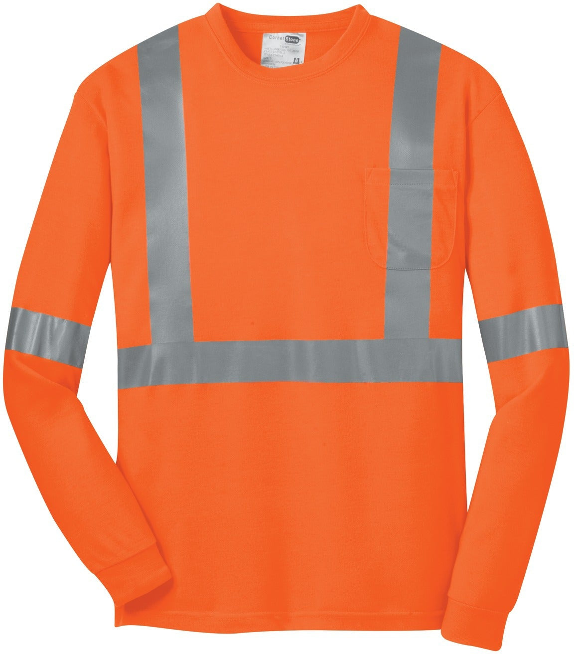 CornerStone ANSI 107 Class 2 Long Sleeve Safety T-Shirt - Your Ideal Safety Gear