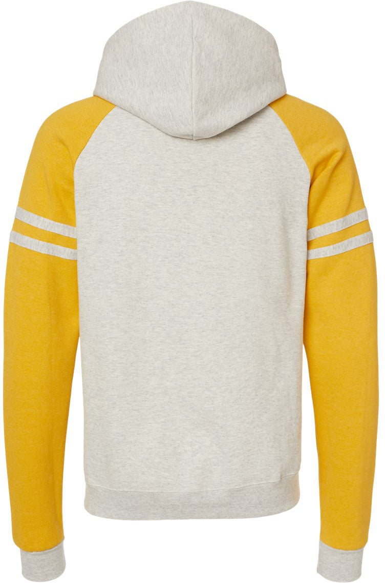 Jerzees Nublend Varsity Colorblocked Raglan Hoodie - A Must - Have Sweatshirt!