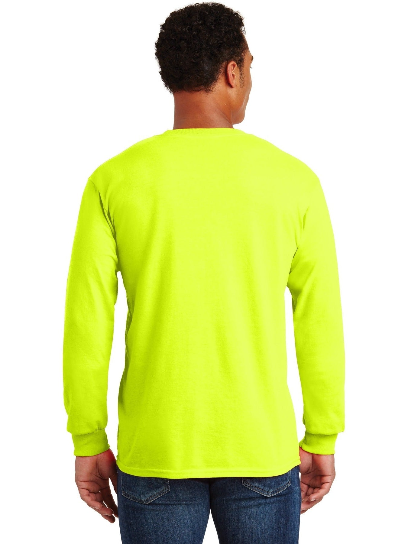 Gildan Ultra Cotton 100% Cotton Long Sleeve T - Shirt with Pocket - Outlet Deal!