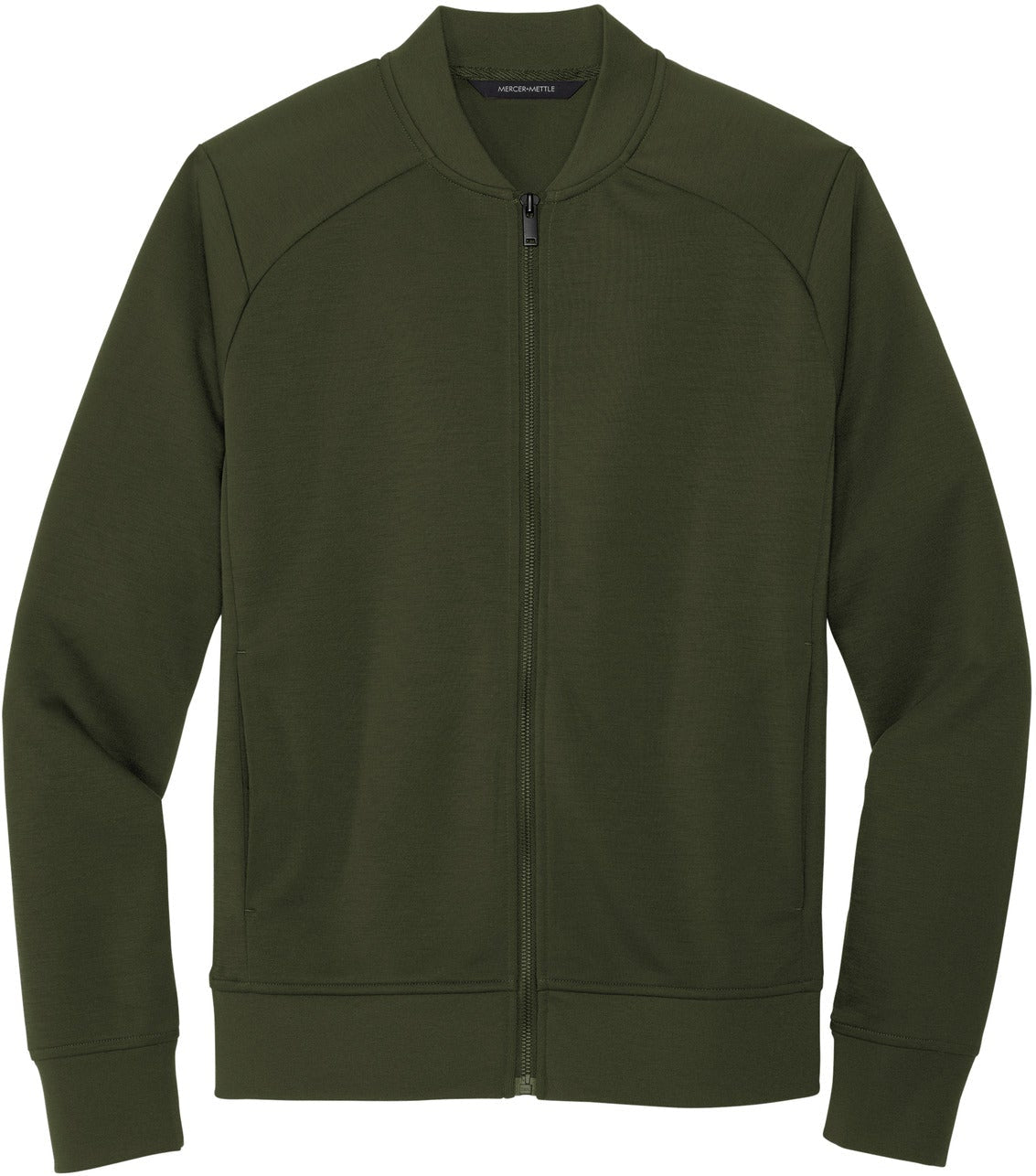 OUTLET - Mercer+Mettle Double - Knit Stylish Bomber Jacket