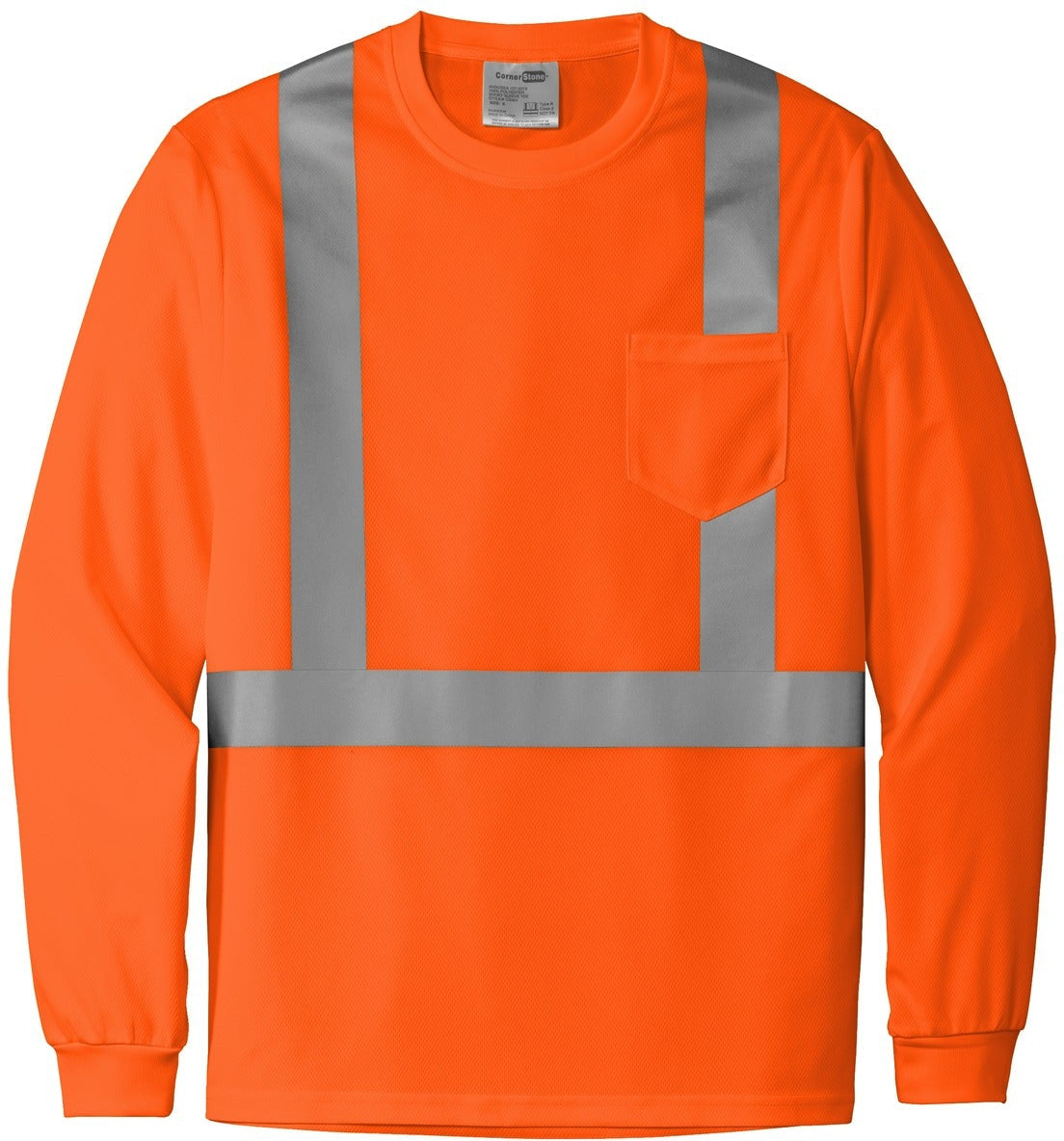 CornerStone ANSI 107 Class 2 Mesh Long Sleeve Tee - Your Ultimate Work Companion