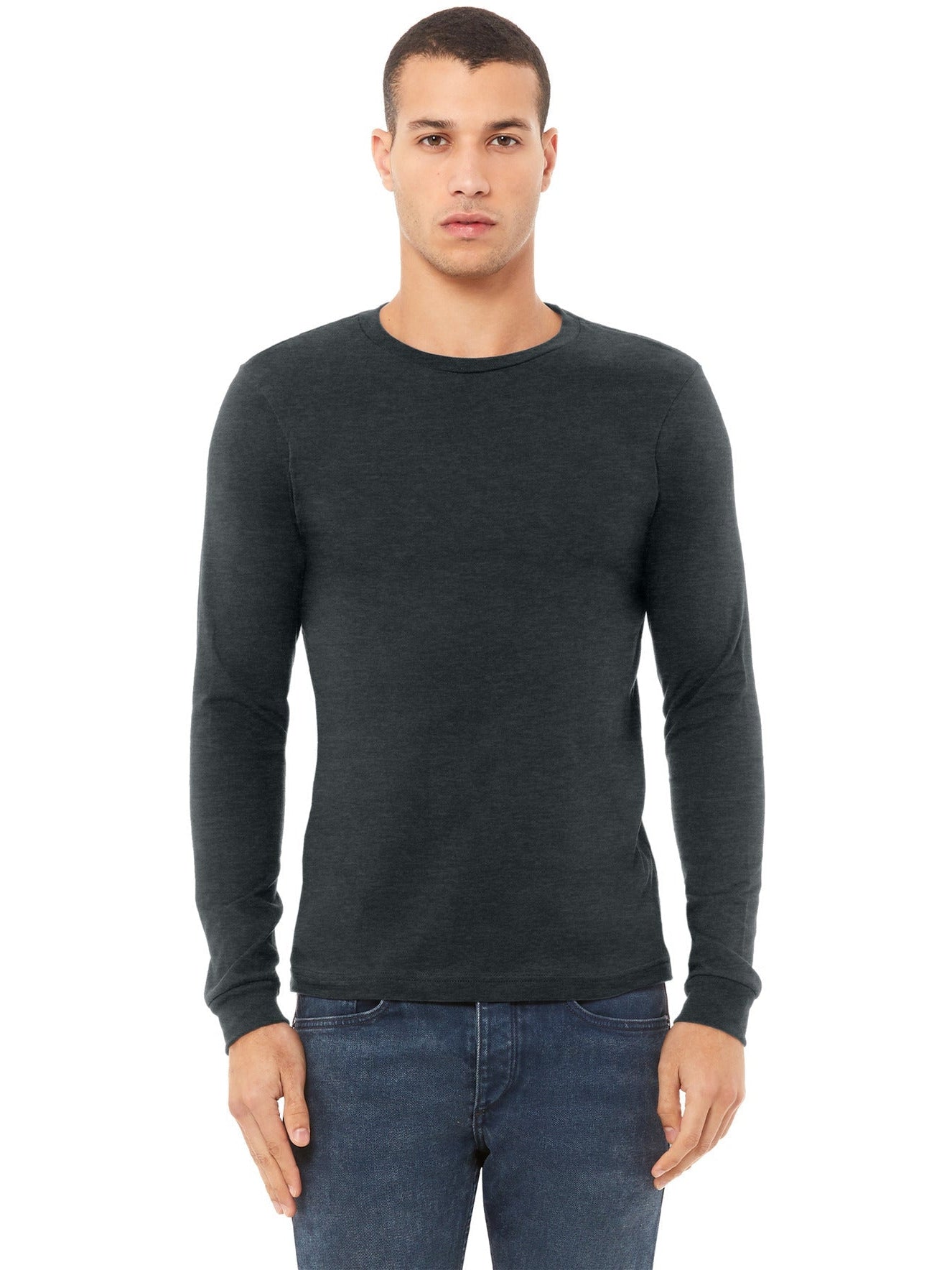 Bella+Canvas Unisex Heather CVC Long Sleeve Tee - Your Ideal Everyday Top