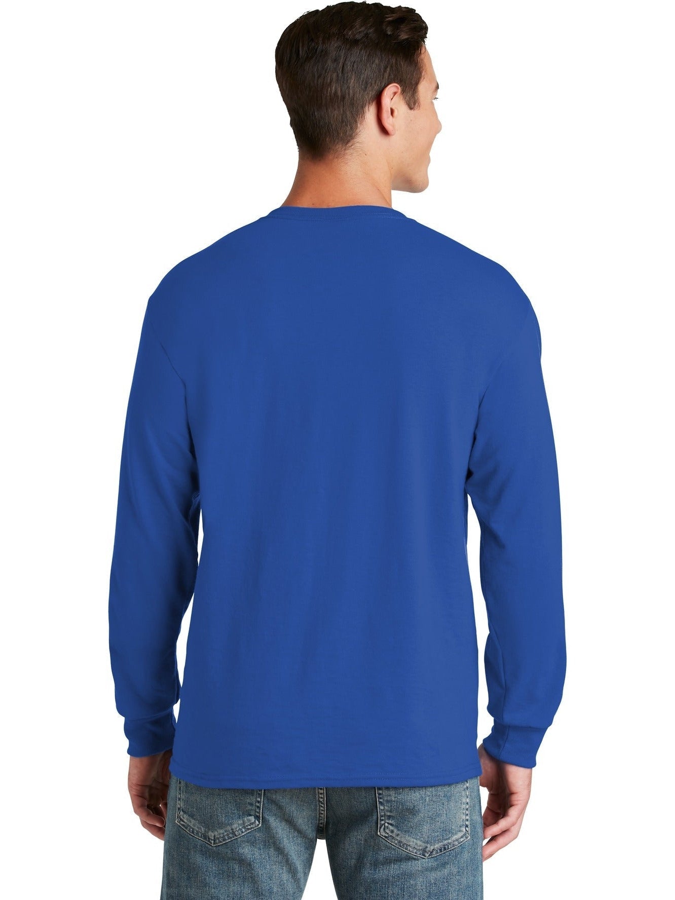 Jerzees Dri-Power 50/50 Cotton/Poly Long Sleeve T-Shirt - Premium Men's Sweatshirt
