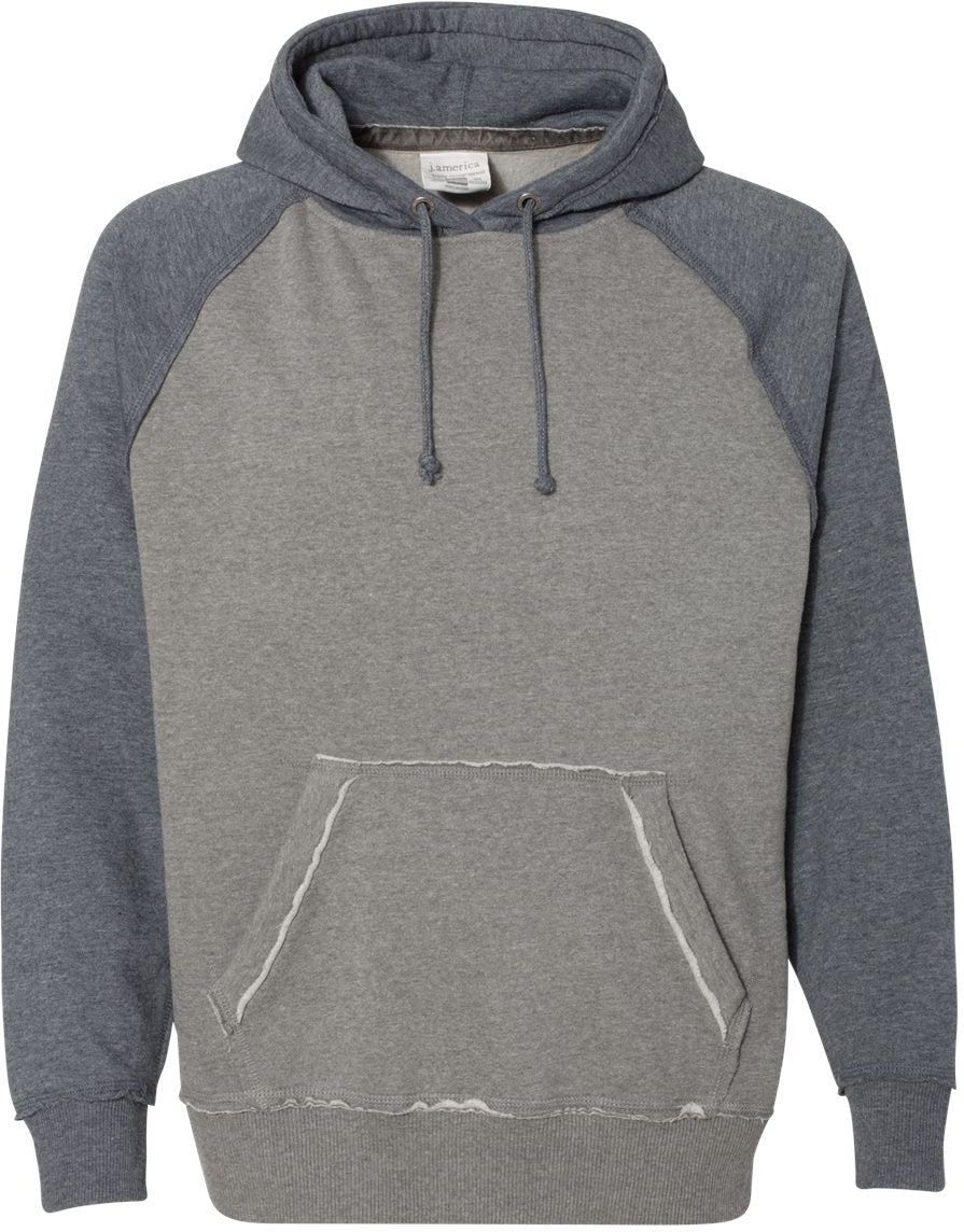 J America Vintage Heather Men's Hooded Sweatshirt - A Fashionable and Durable Choice