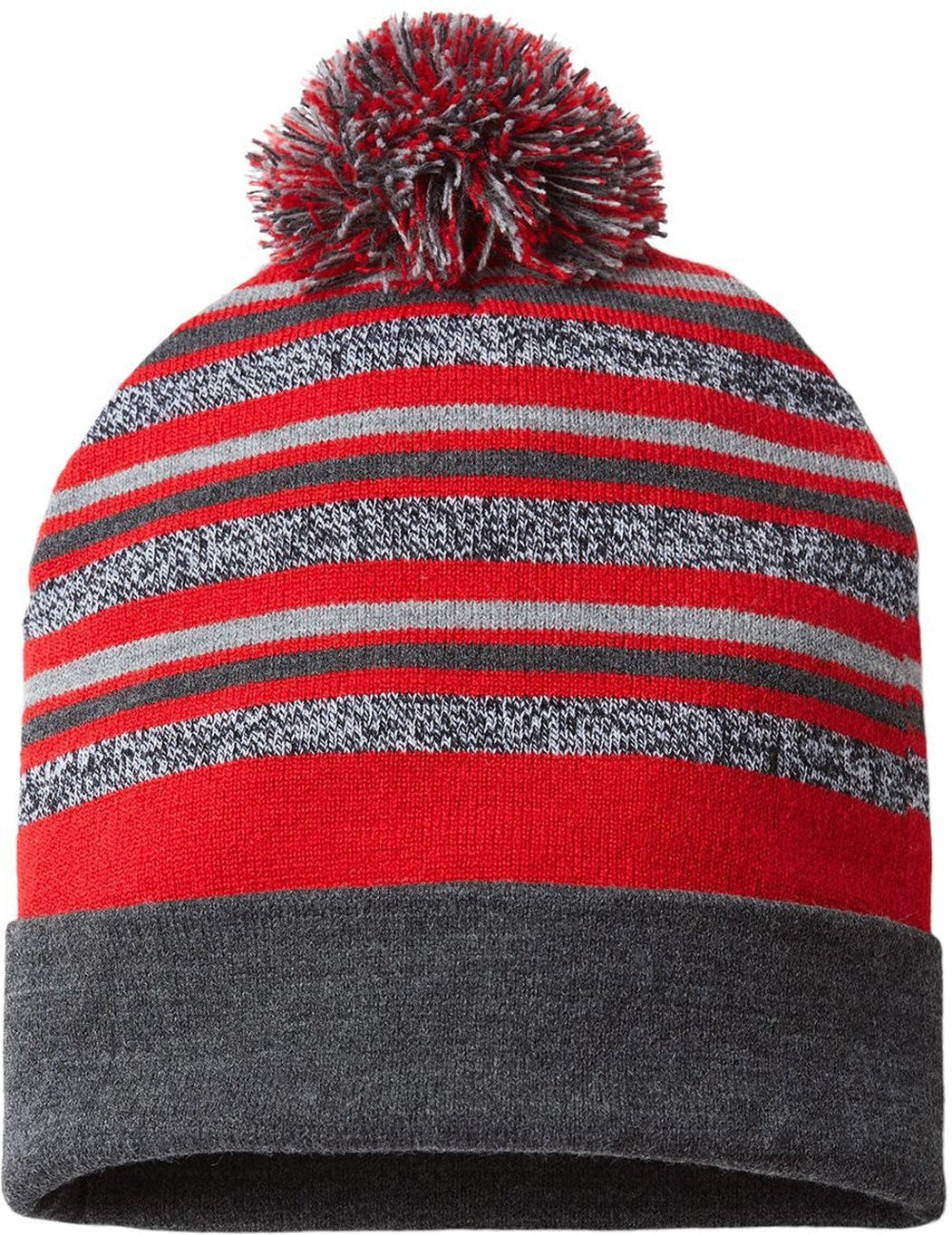 Captain America Inspired USA-Made Striped Beanie - A Must-Have!