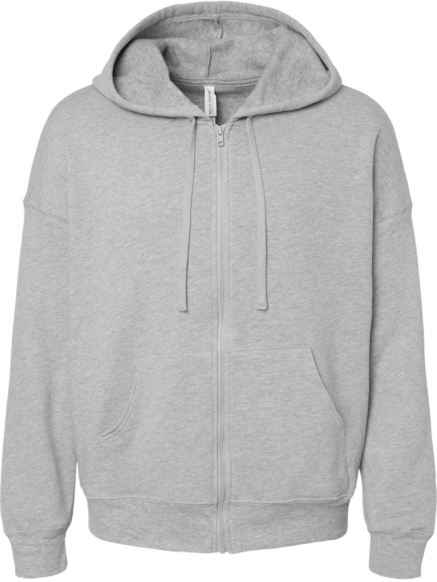 Bella+Canvas Sponge Fleece DTM Full-Zip Hoodie - The Ultimate Comfort Wear