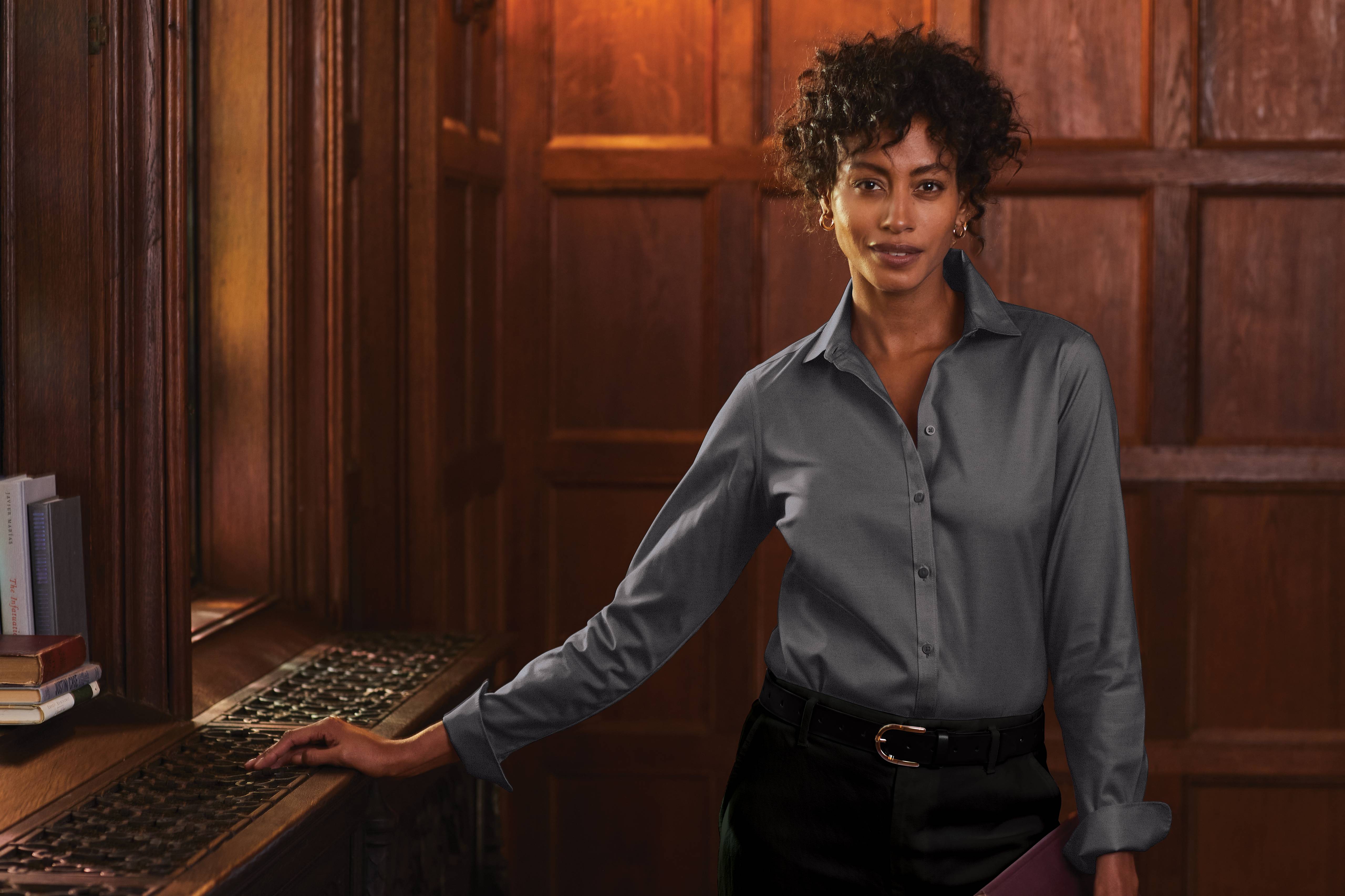 Brooks Brothers Ladies' Must-Have Wrinkle-Free Stretch Pinpoint Shirt