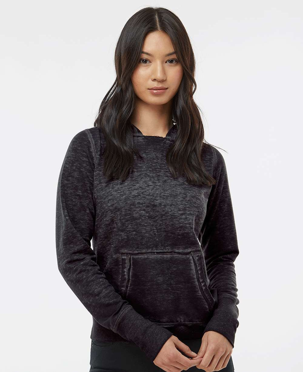 J America Ladies' Enchanting Zen Fleece Hooded Sweatshirt