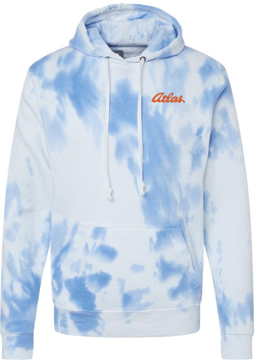 J. America's Stunning Tie - Dyed Fleece Hooded Sweatshirt