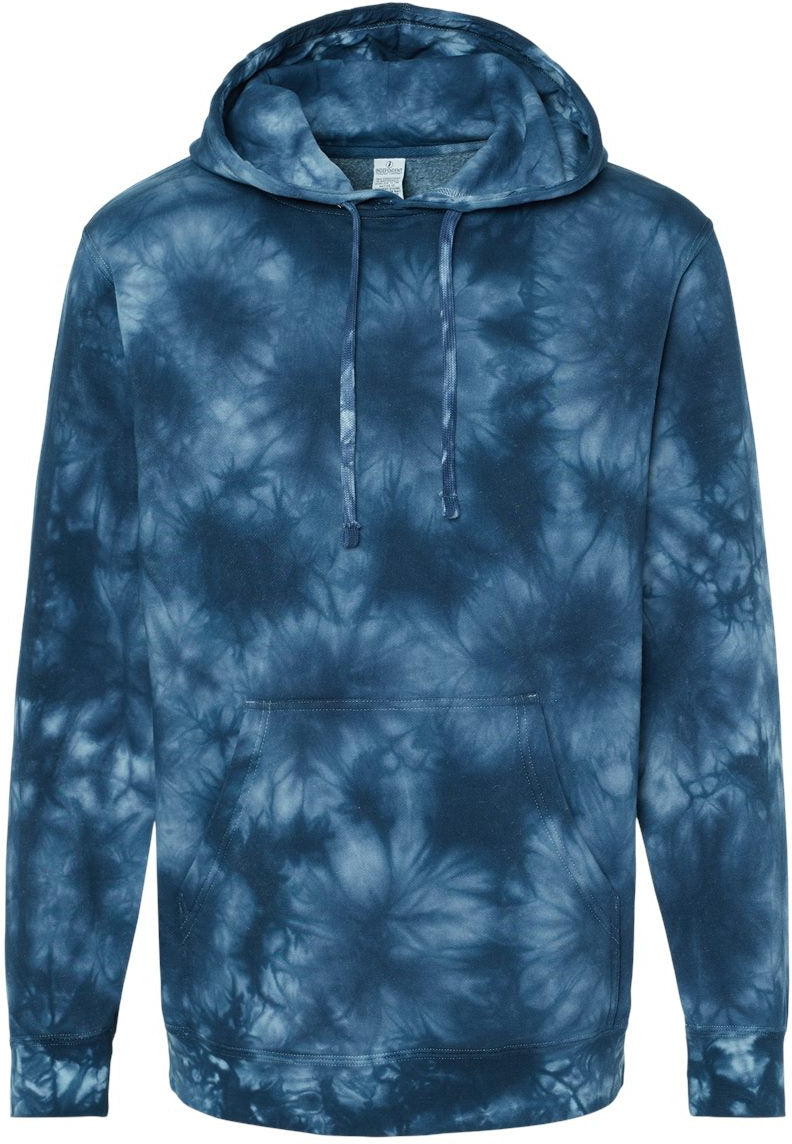 Independent Trading Co. Midweight Tie-Dye Hoodie - Trendy & Durable