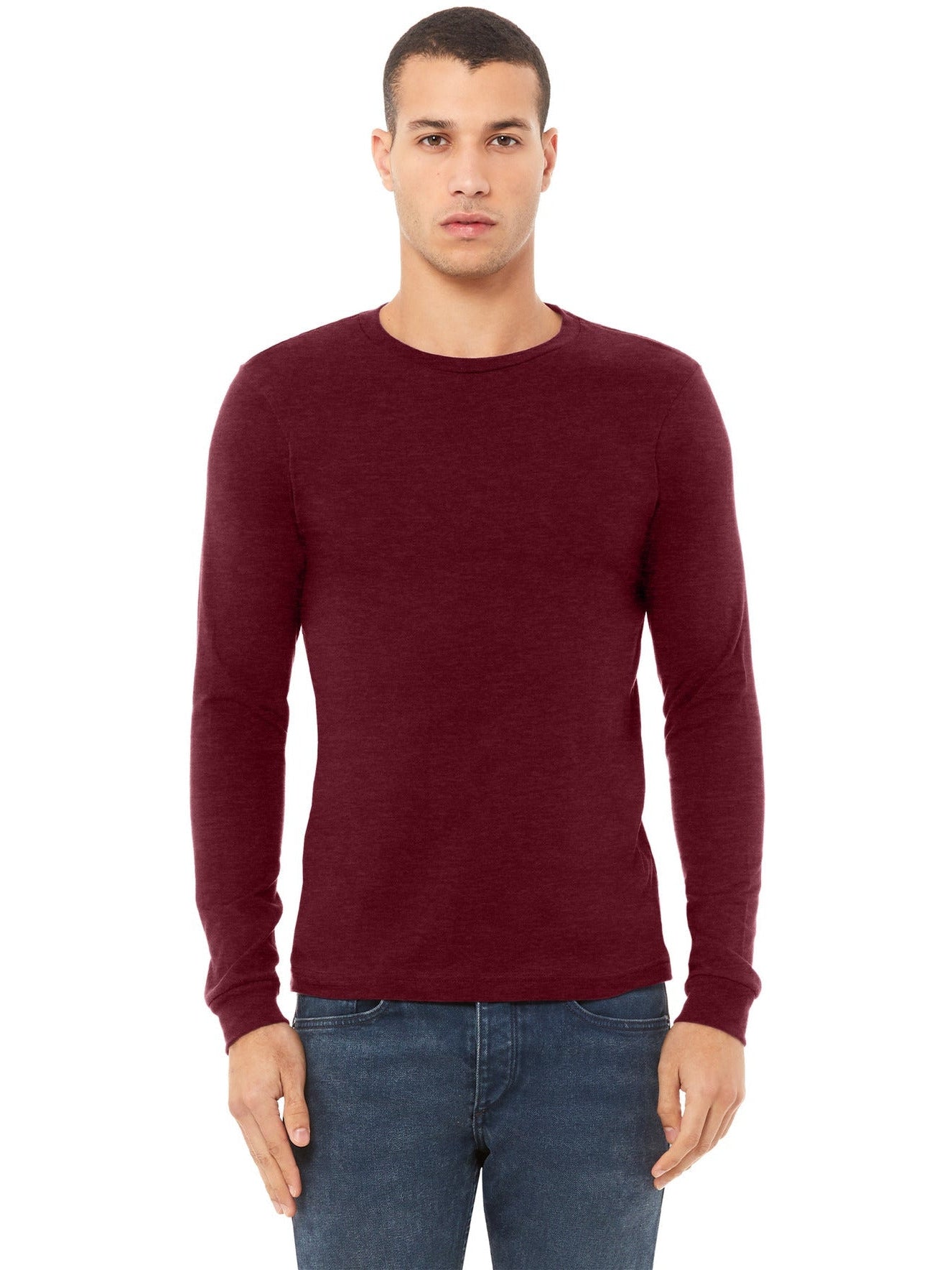 Bella+Canvas Unisex Heather CVC Long Sleeve Tee - Your Ideal Everyday Top