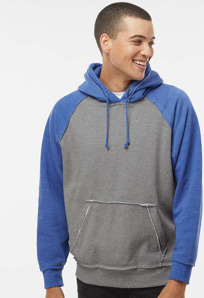 J America Vintage Heather Men's Hooded Sweatshirt - A Fashionable and Durable Choice