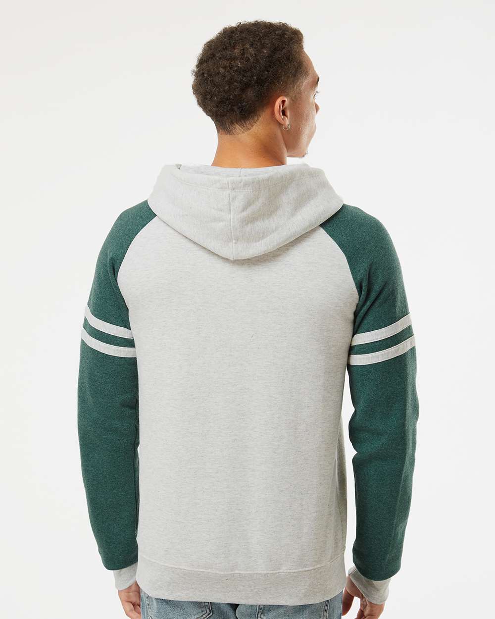 Jerzees Nublend Varsity Colorblocked Raglan Hoodie - A Must - Have Sweatshirt!