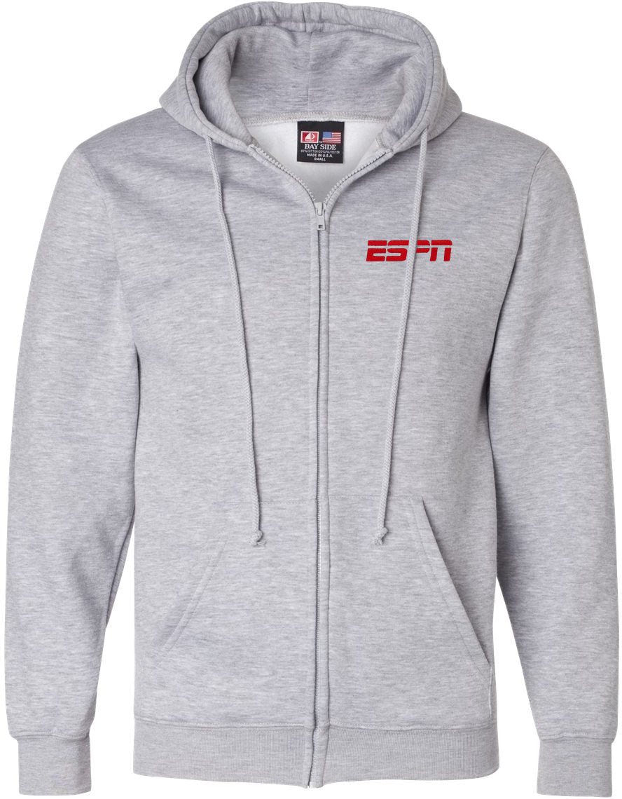Bayside USA-Made Full-Zip Hooded Sweatshirt: Your Ultimate Cold-Weather Essential