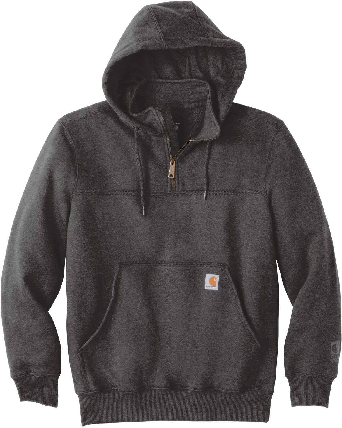 Carhartt Rain Defender Paxton: Heavyweight Hooded Zip Mock Sweatshirt for All-Weather Comfort